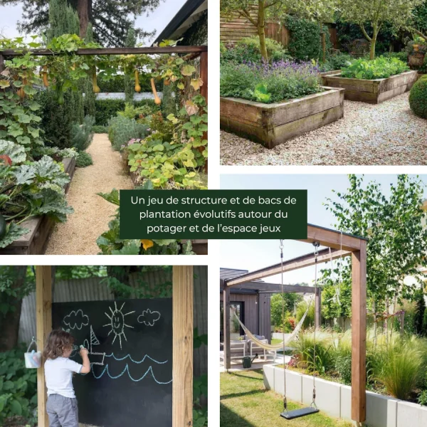 Paysagiste : diagnostic, ambiances et moodboard, croquis et plans de jardins, potagers et aménagements écologiques autour de haute et basse goulaine, vertou