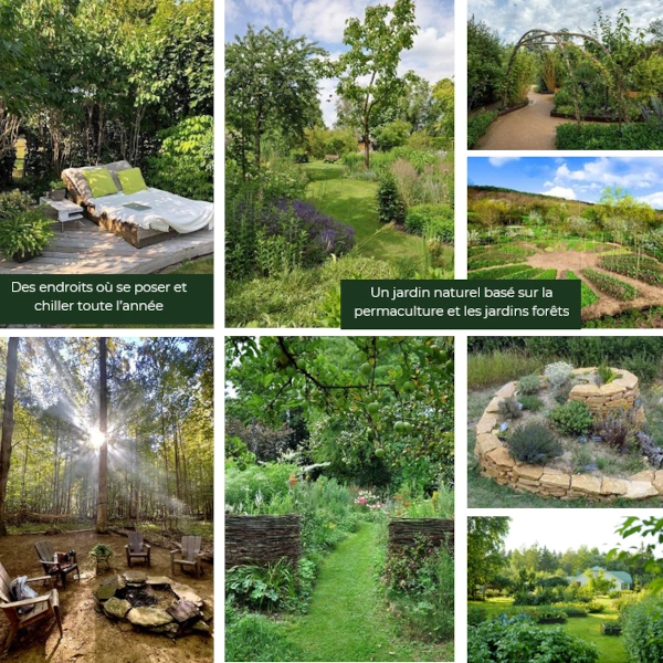 Paysagiste : idées, croquis et plans de jardins durables, pour des aménagements écologiques basés sur la permaculture autour de Nantes, Vertou, Thouaré sur Loire
